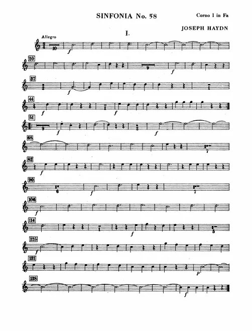 Horn 1, 2 (F)