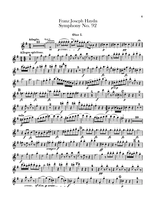 Oboe 1, 2