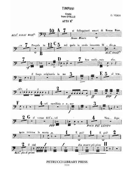 Timpani, Bass Drum