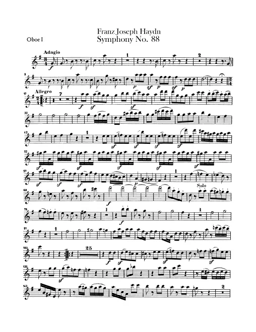 Oboe 1, 2