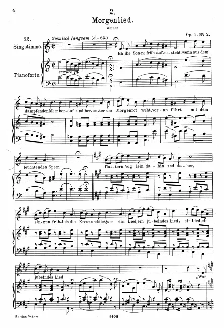 Complete Score (Original / High voice, )