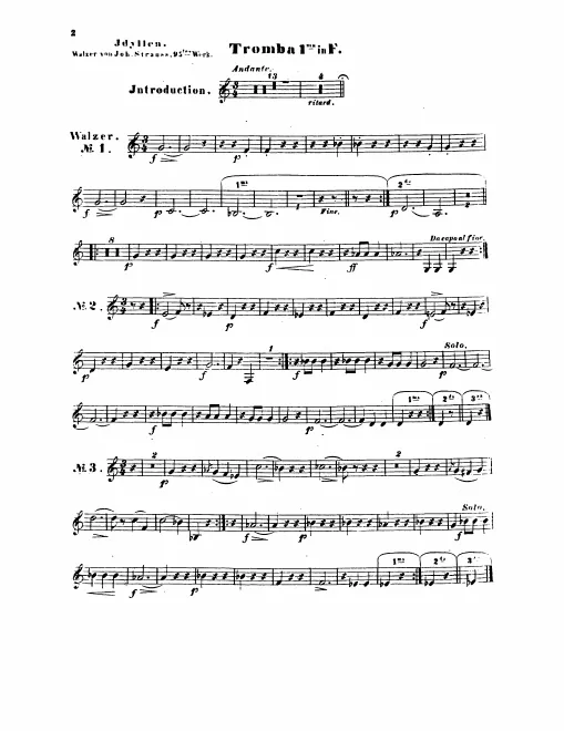 Trumpet 1, 2 (F)