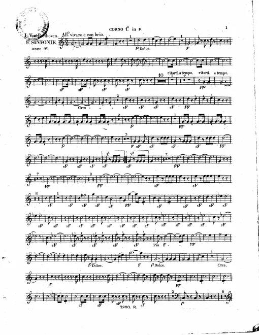 Horn 1, 2 (F)