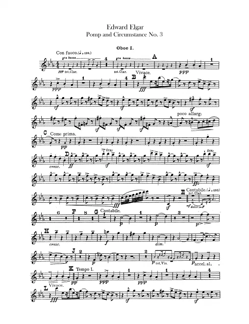 Oboe 1, 2, English Horn