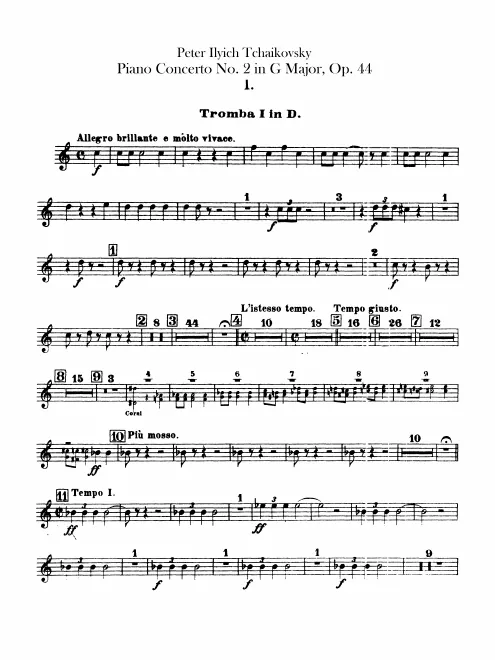 Trumpet 1, 2 (D)