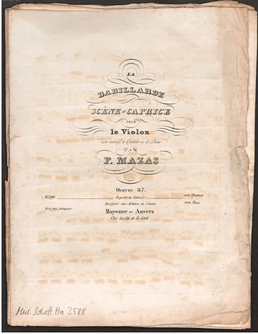 Complete Score and Violin Part (color)