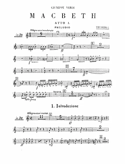 Trumpet 1 (various keys)