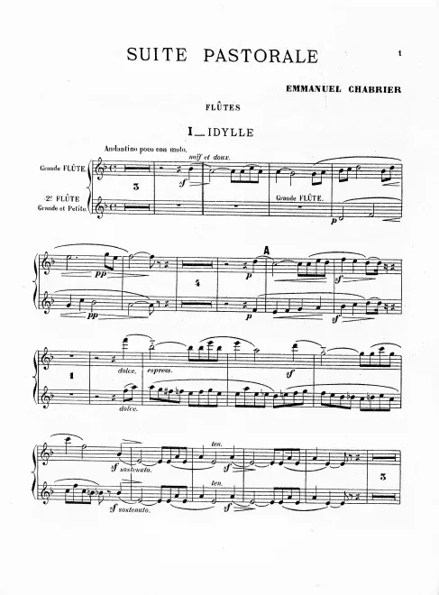 Flute 1/2, Piccolo