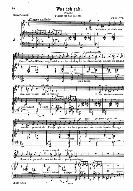 Complete Score (low voice, )
