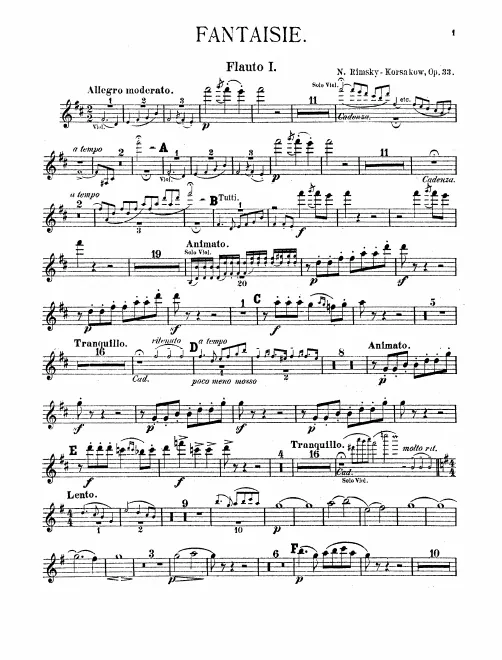 Flute 1, 2