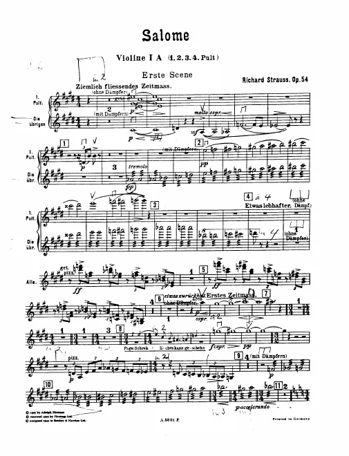 Violins I (A and B)
