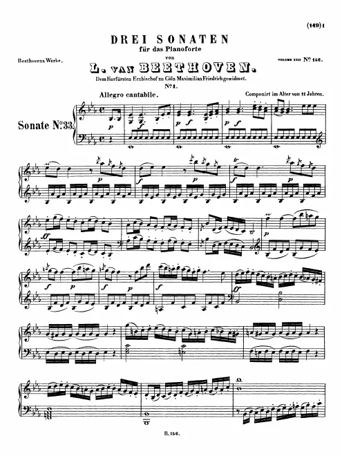 Sonata No.1 in (E) major