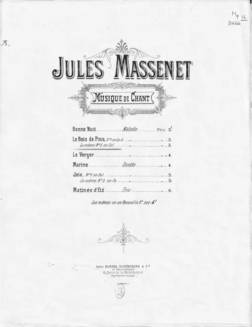 2. Le bois de pins (G major)