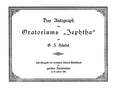Complete Score (facsimile)