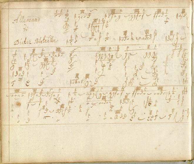 Complete Score (Keyboard Tablature)