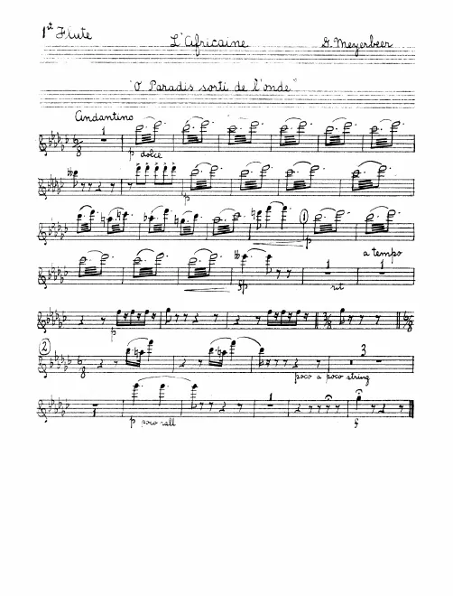Flute 1, 2, 3