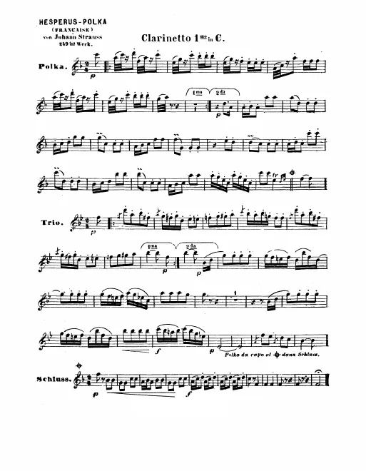 Clarinet 1, 2 (C)
