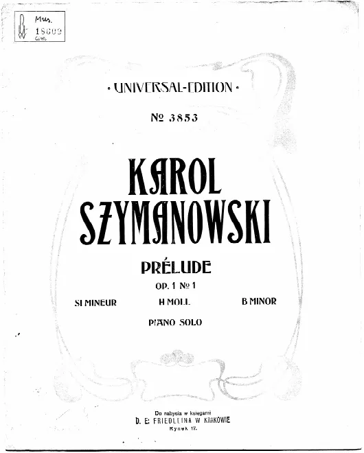 Complete Score (different title page)