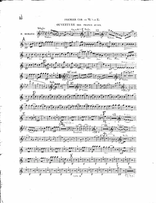 Horn 1, 2 (E)