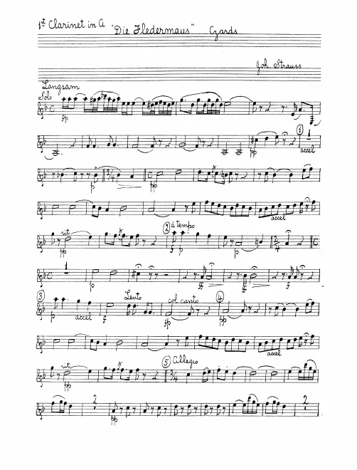 Clarinet 1, 2 (A)
