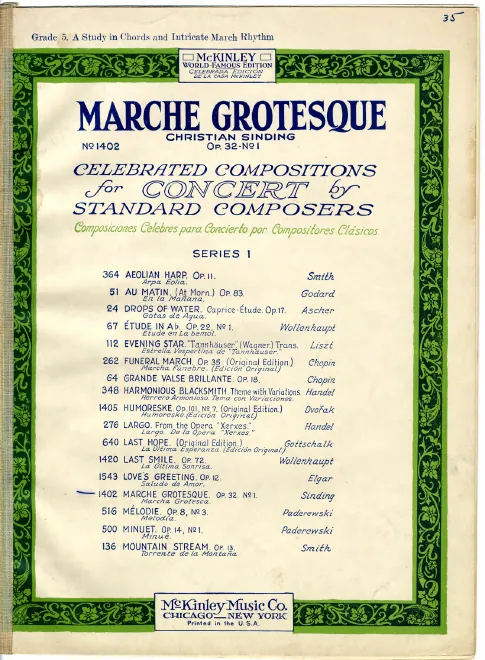 1. Marche grotesque