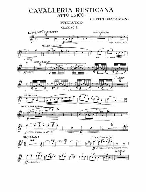 Clarinet 1 (A/B)