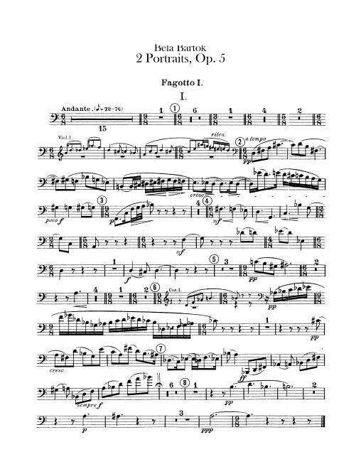 Bassoon 1, 2