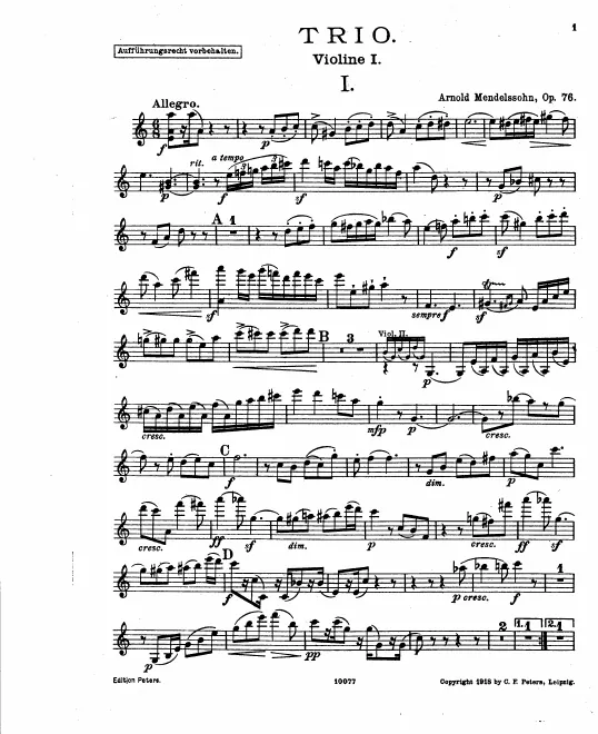 Violin Parts