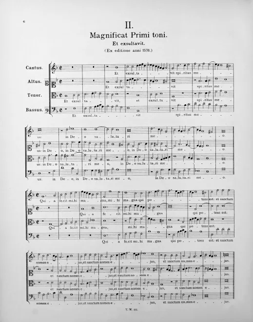 Magnificat Primi toni (even verses)