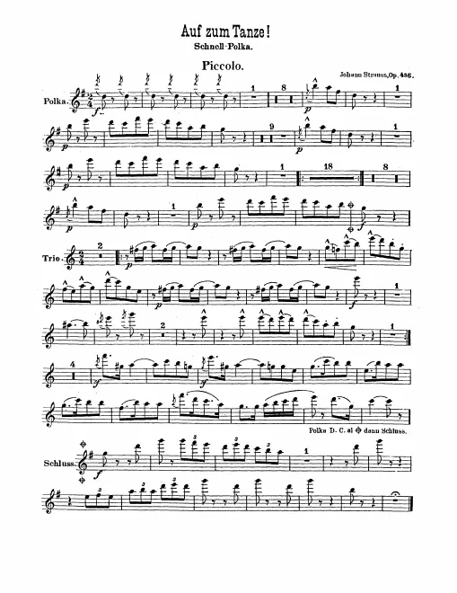 Piccolo, Flute