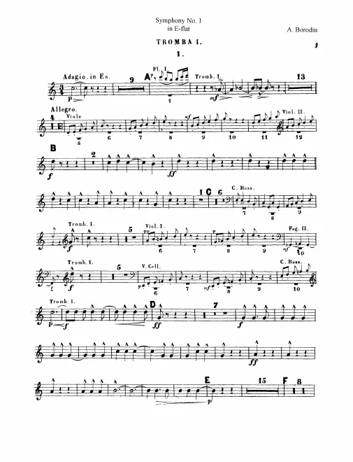 Trumpet 1, 2 (E/F)