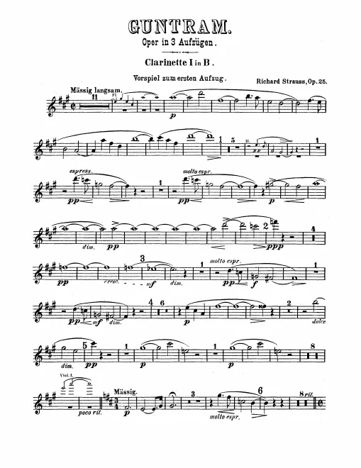 Clarinet 1, 2, Bass Clarinet (B)