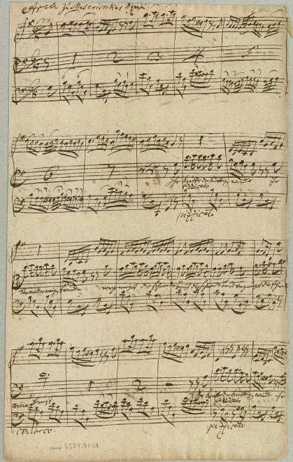 Score: 3. Aria Ihr Kräfte der künftigen Weide
