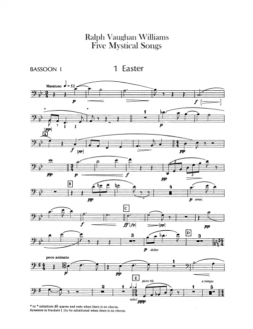 Bassoon 1, 2
