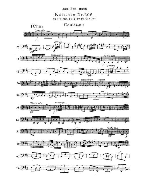 Continuo (Cellos/Basses)