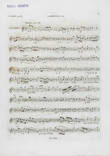Clarinet 1 (B)