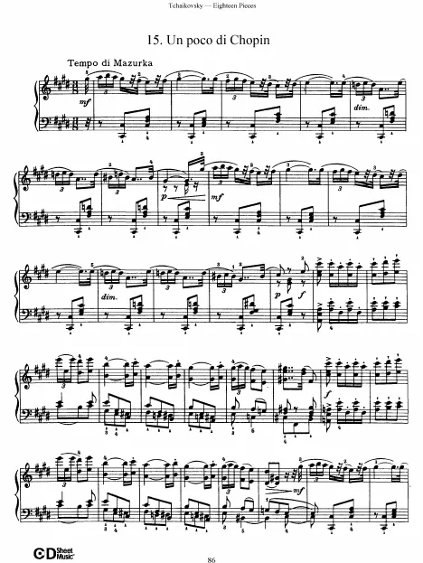 15. Un poco di Chopin
