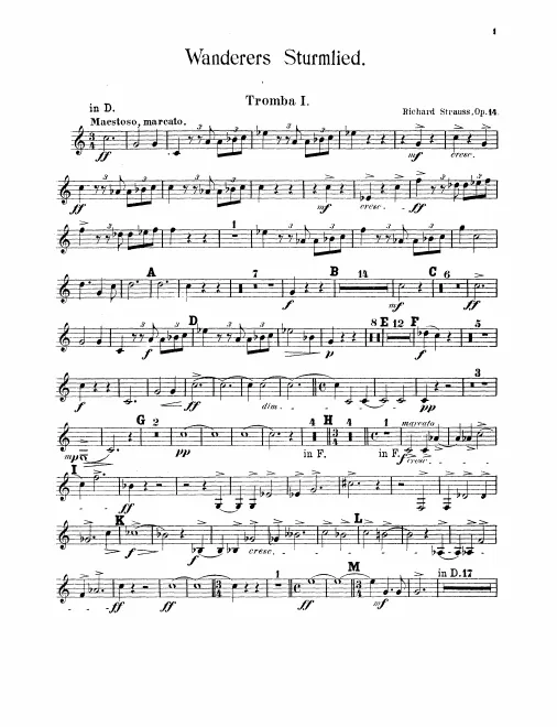 Trumpet 1, 2 (D/F)