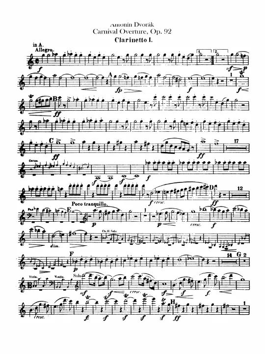 Clarinets 1, 2