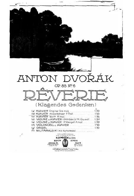 6. Rêverie (Klagendes Gedenken)