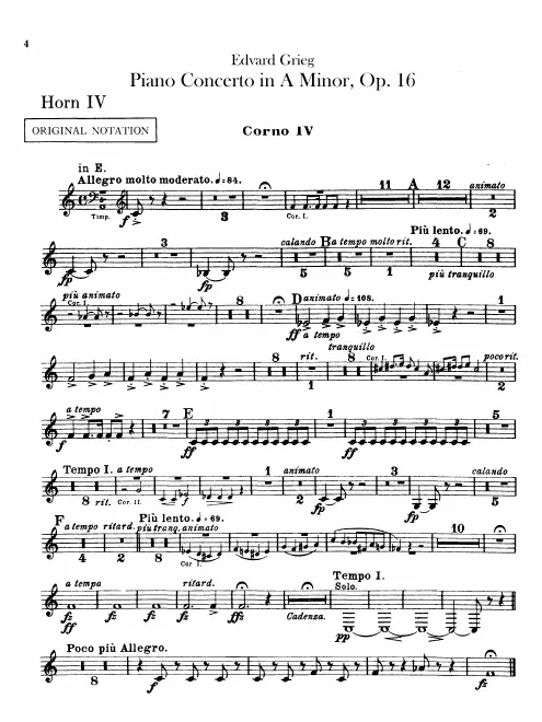 Horn 4 (E)