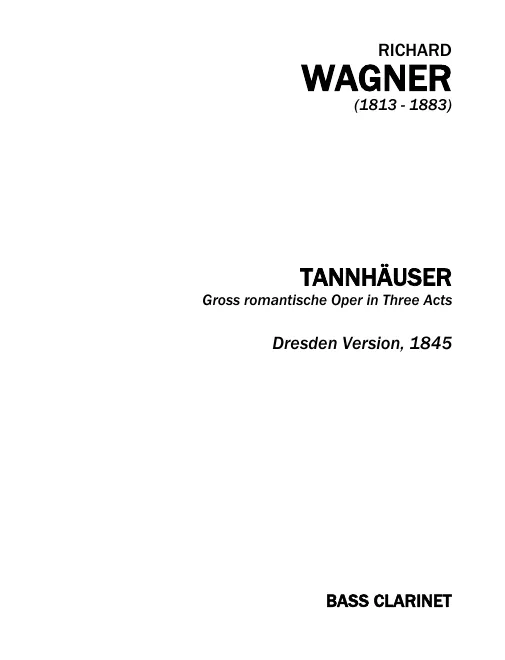Bass Clarinet (B)