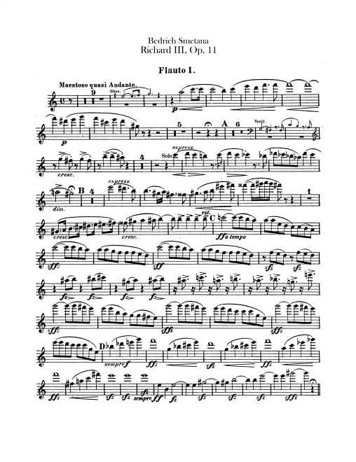 Flute 1, 2, Piccolo