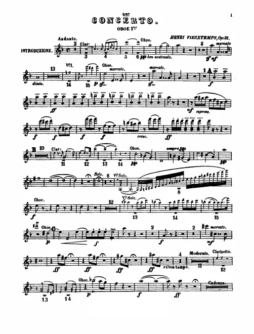 Oboe 1, 2
