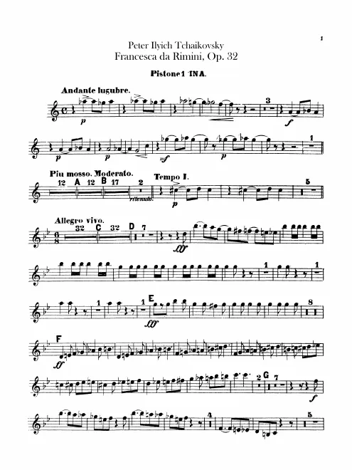 Cornet 1, 2 (A)