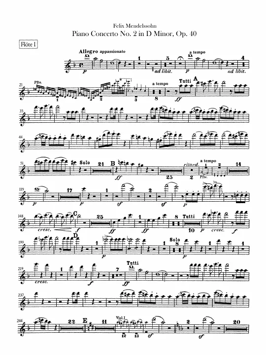 Flute 1, 2