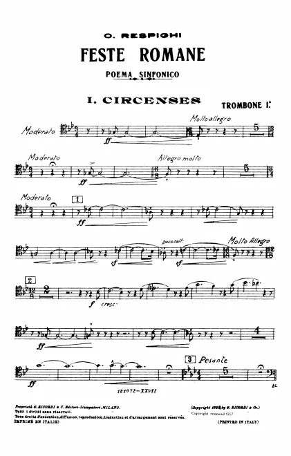 Trombone 1, 2, 3, Tuba