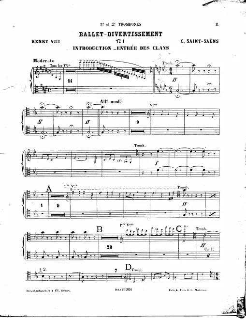 Trombone 1/2, 3, Tuba