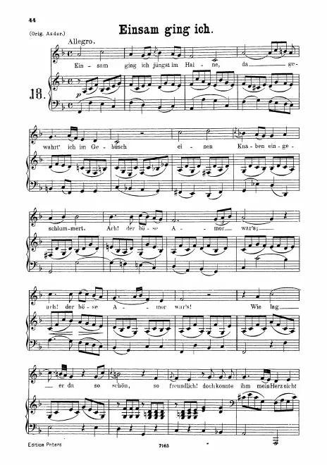 Complete Score (medium voice, )