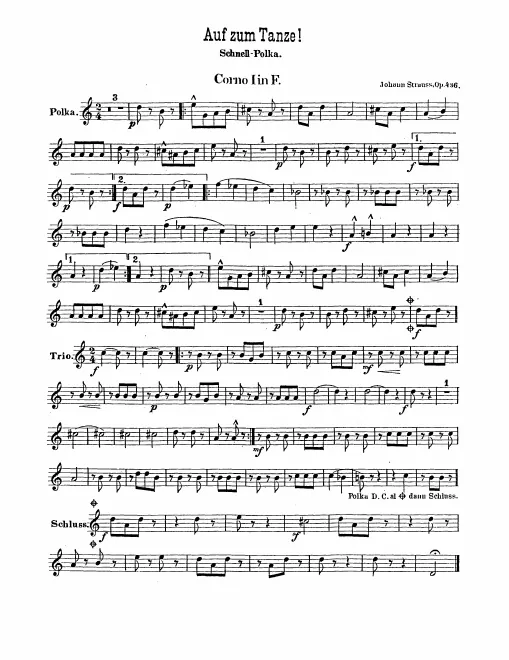 Horn 1, 2, 3, 4 (F)